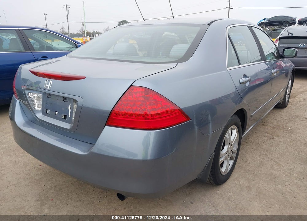 2007 HONDA ACCORD 2.4 SE VIN: 1HGCM56307A180831