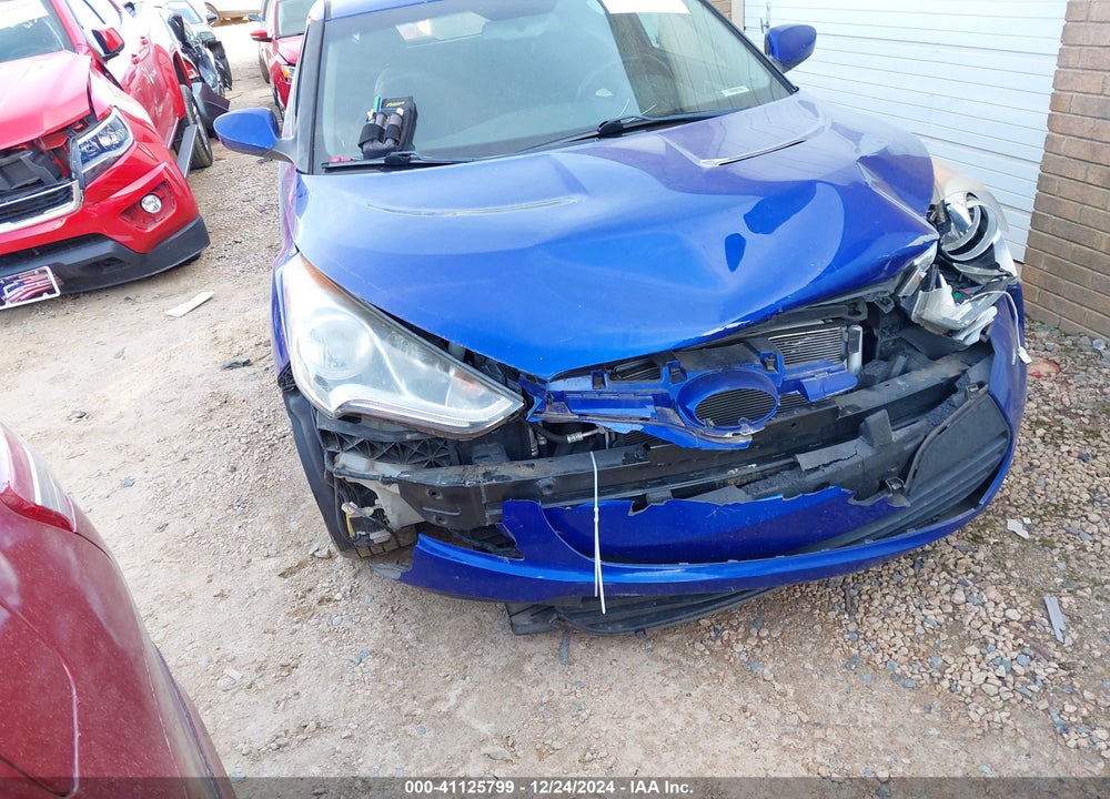 2014 HYUNDAI VELOSTER BASE W/BLACK VIN: KMHTC6ADXEU194539