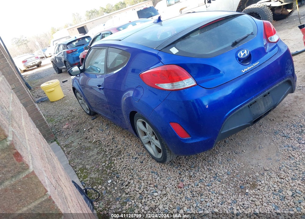 2014 HYUNDAI VELOSTER BASE W/BLACK VIN: KMHTC6ADXEU194539