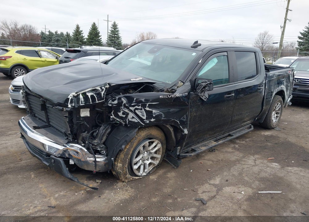 2022 CHEVROLET SILVERADO VIN: 3GCUDDET0NG501408