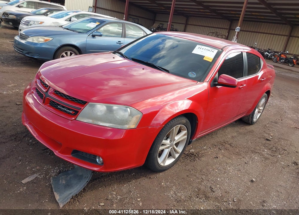 2013 DODGE AVENGER SXT VIN: 1C3CDZCB4DN615781