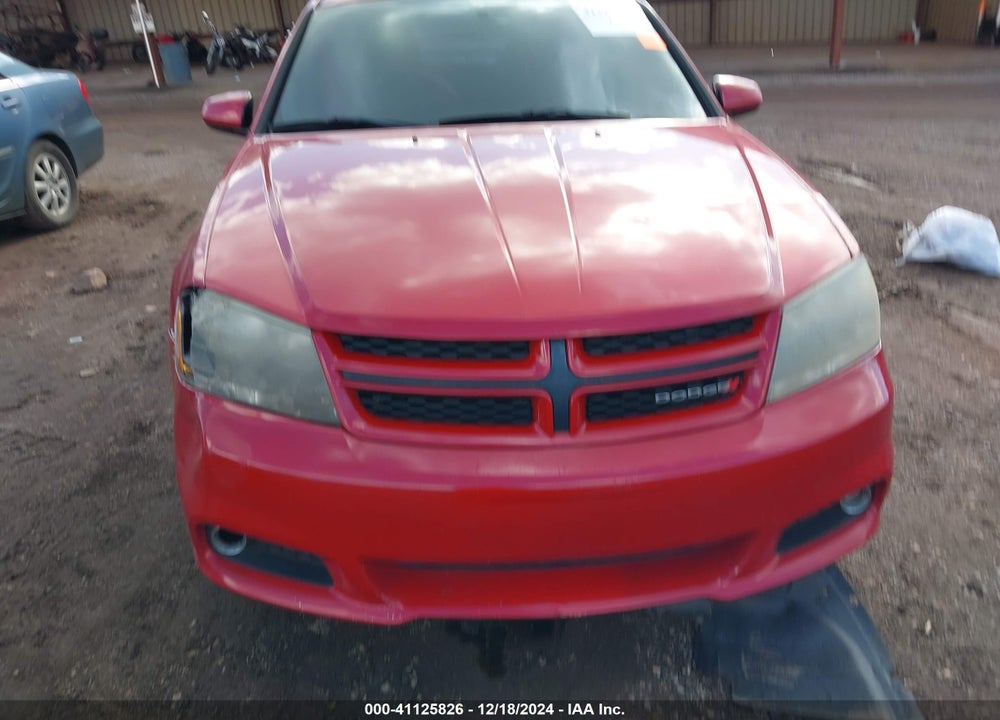 2013 DODGE AVENGER SXT VIN: 1C3CDZCB4DN615781