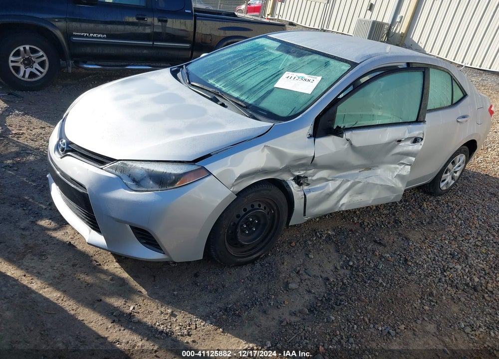 2015 TOYOTA COROLLA LE VIN: 5YFBURHE0FP276582