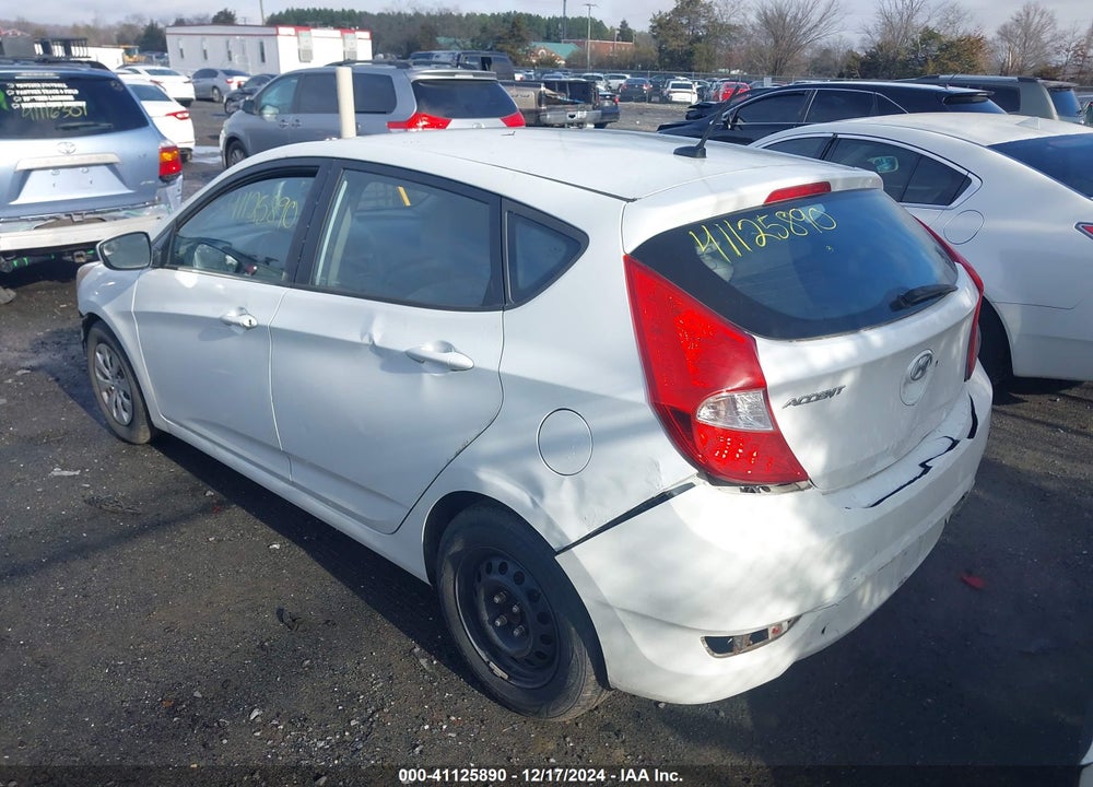 2015 HYUNDAI ACCENT GS VIN: KMHCT5AE4FU208245