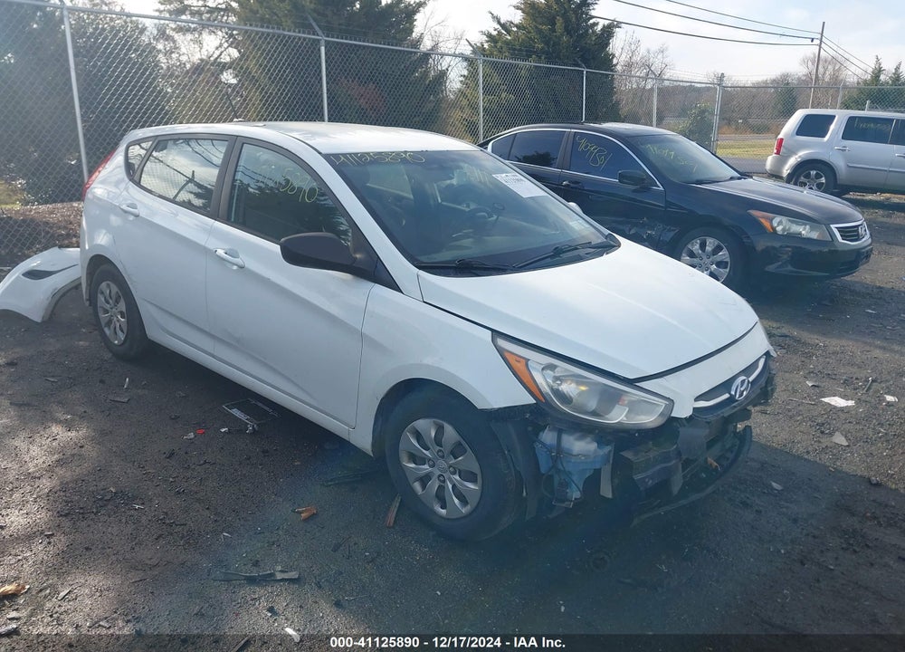2015 HYUNDAI ACCENT GS VIN: KMHCT5AE4FU208245