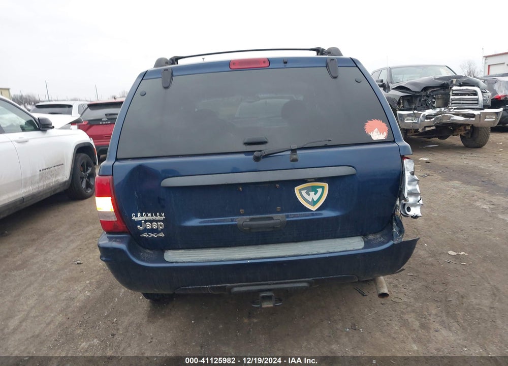 2002 JEEP GRAND CHEROKEE LAREDO VIN: 1J8GW48SX2C327512