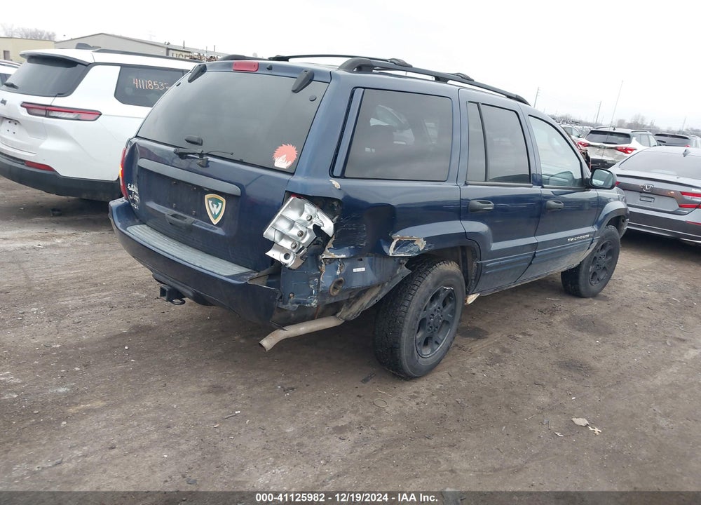 2002 JEEP GRAND CHEROKEE LAREDO VIN: 1J8GW48SX2C327512