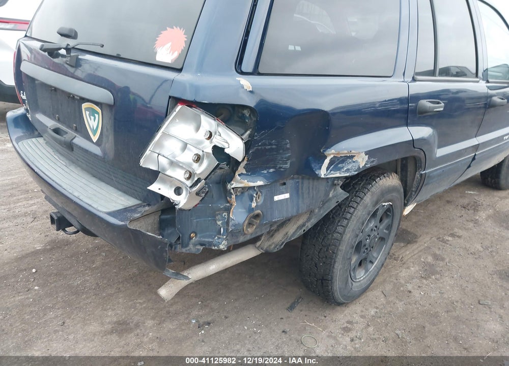 2002 JEEP GRAND CHEROKEE LAREDO VIN: 1J8GW48SX2C327512