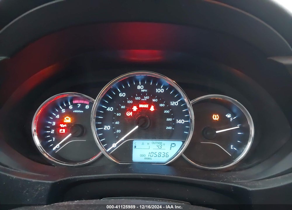 2016 TOYOTA COROLLA VIN: 5YFBURHE1GP423123