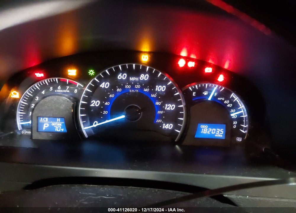 2012 TOYOTA CAMRY XLE VIN: 4T4BF1FK5CR259183