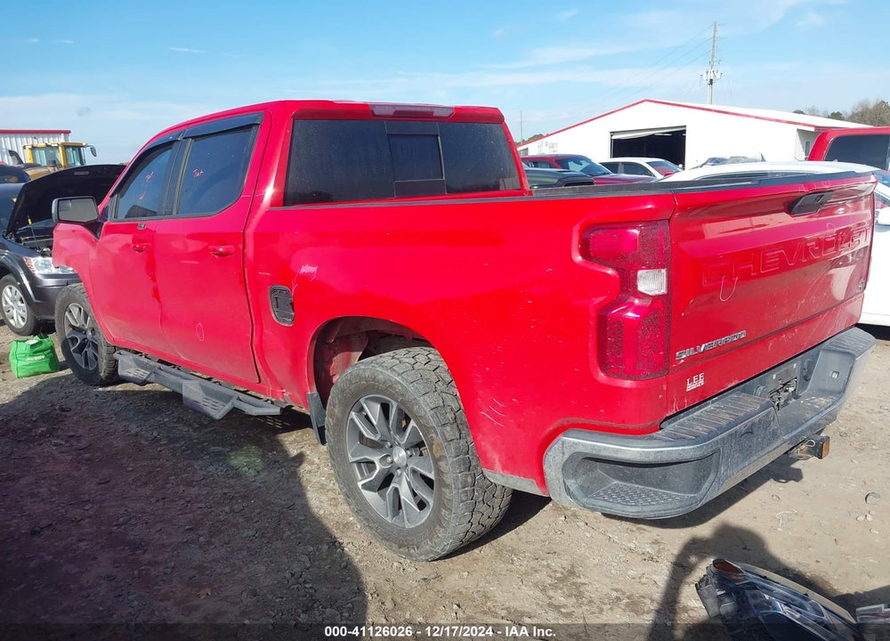 2019 CHEVROLET SILVERADO 1500 LT VIN: 3GCUYDED6KG123507