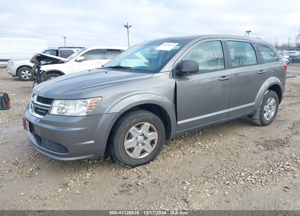 2012 DODGE JOURNEY SE/AVP VIN: 3C4PDCAB1CT204138
