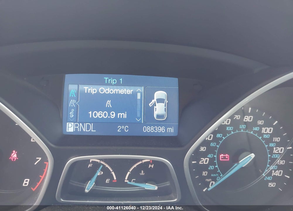2012 FORD FOCUS VIN: 1FAHP3F2XCL233434