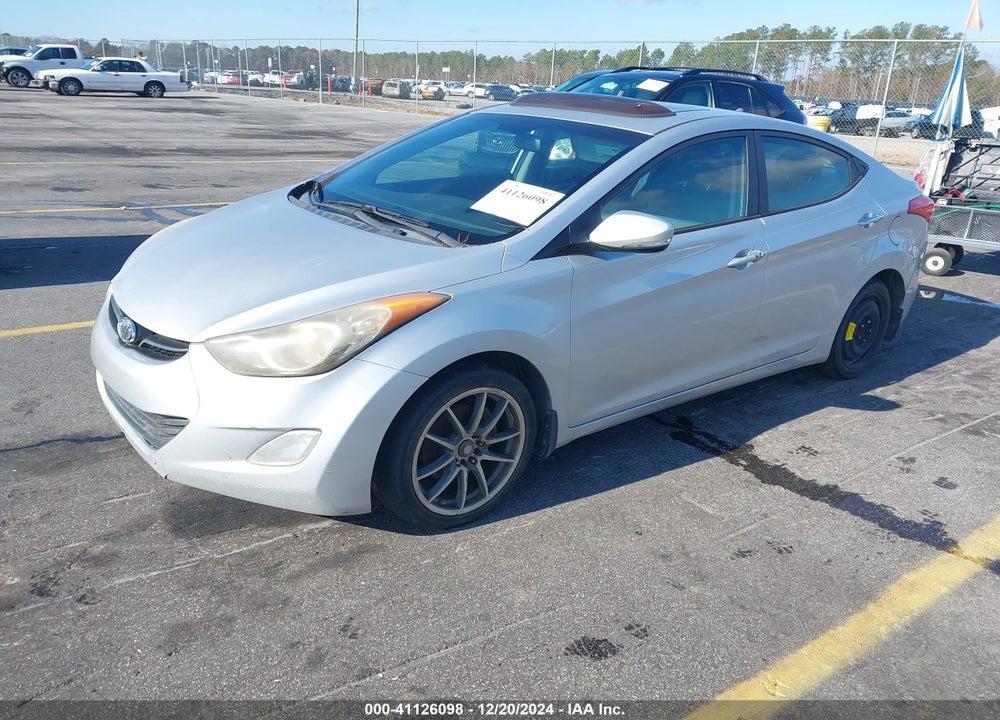 2012 HYUNDAI ELANTRA LIMITED (ULSAN PLANT) VIN: KMHDH4AE3CU418623