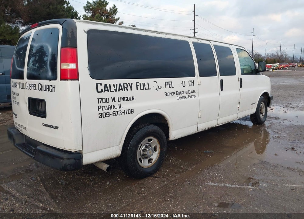 2005 CHEVROLET EXPRESS VIN: 1GAHG39U851104168