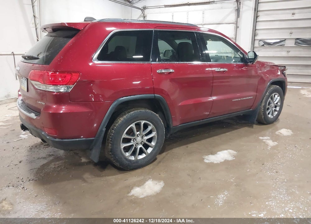 2014 JEEP GRAND CHEROKEE LIMITED VIN: 1C4RJFBG3EC480882