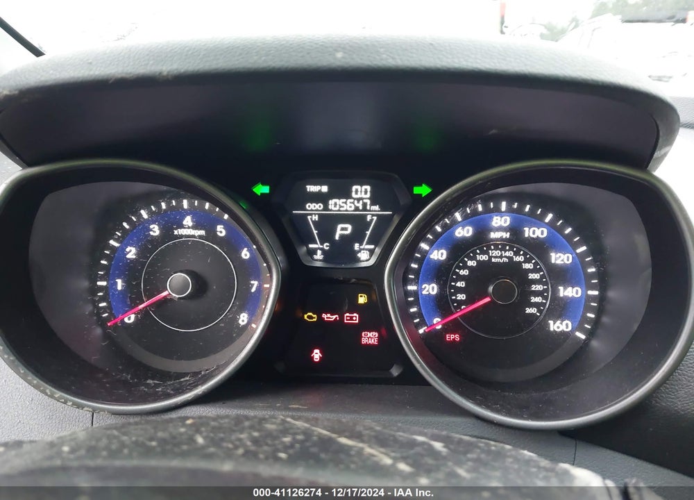 2013 HYUNDAI ELANTRA VIN: 5NPDH4AE9DH173195