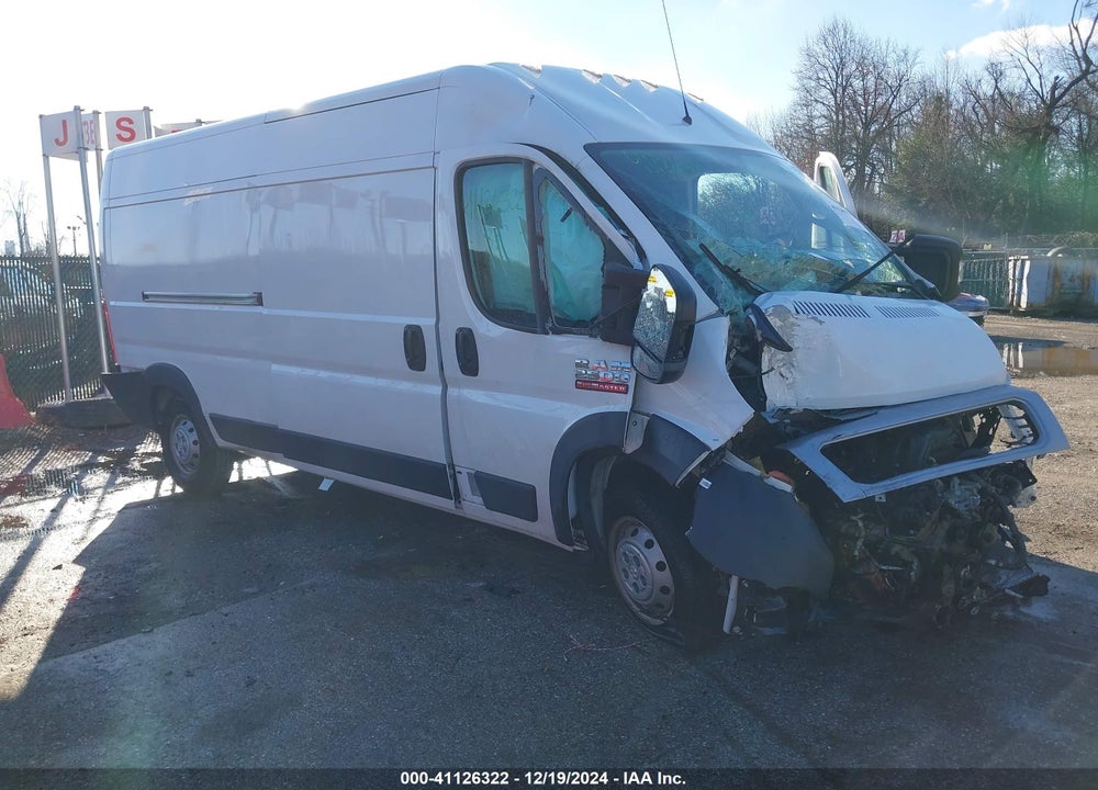 2021 RAM PROMASTER 2500 HIGH ROOF 159 WB VIN: 3C6LRVDGXME554240