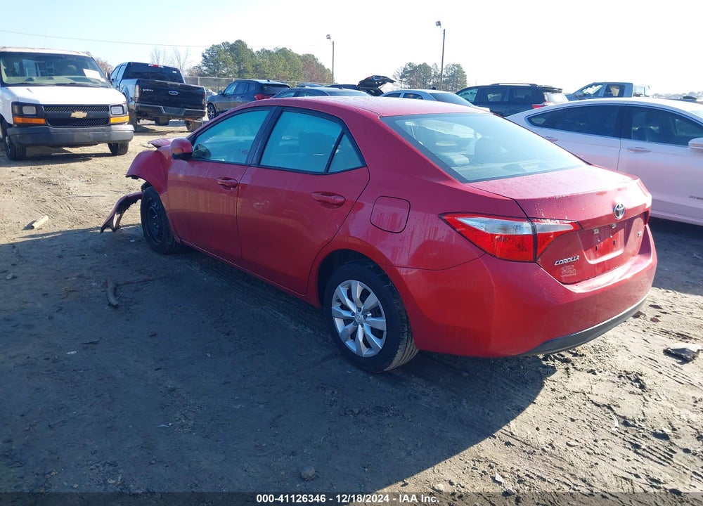 2015 TOYOTA COROLLA LE VIN: 5YFBURHE8FP267743