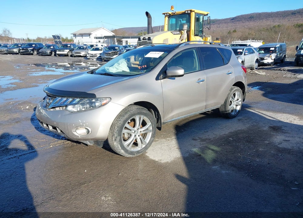 2010 NISSAN MURANO LE VIN: JN8AZ1MW6AW138398