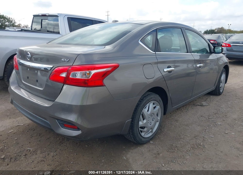 2016 NISSAN SENTRA SV VIN: 3N1AB7APXGL660534