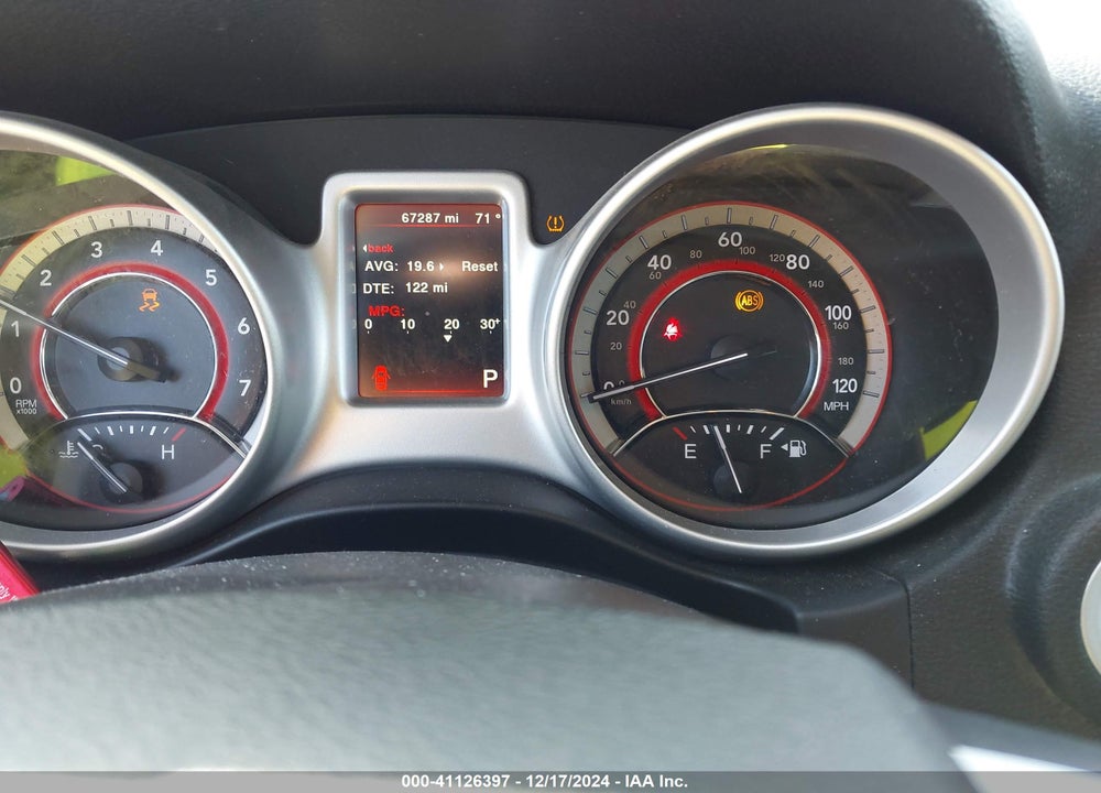 2019 DODGE JOURNEY SE VIN: 3C4PDCBB9KT870922