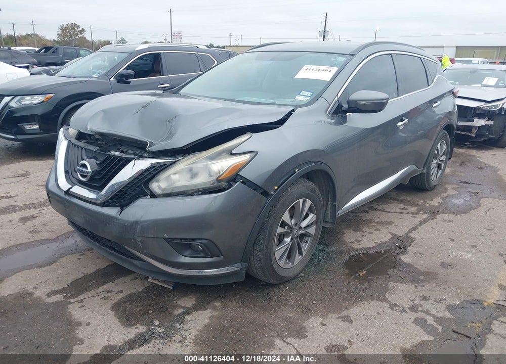 2015 NISSAN MURANO SV VIN: 5N1AZ2MG7FN222913
