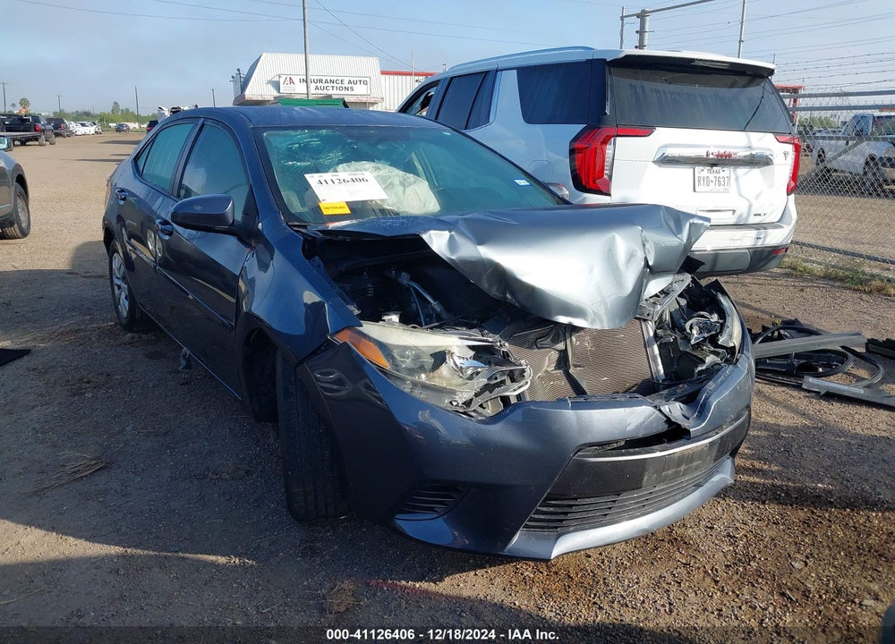 2016 TOYOTA COROLLA LE VIN: 5YFBURHE5GP549114