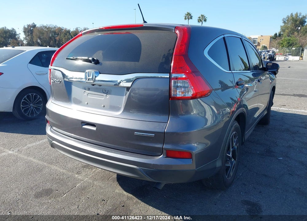 2016 HONDA CR-V SE VIN: 2HKRM3H41GH558490