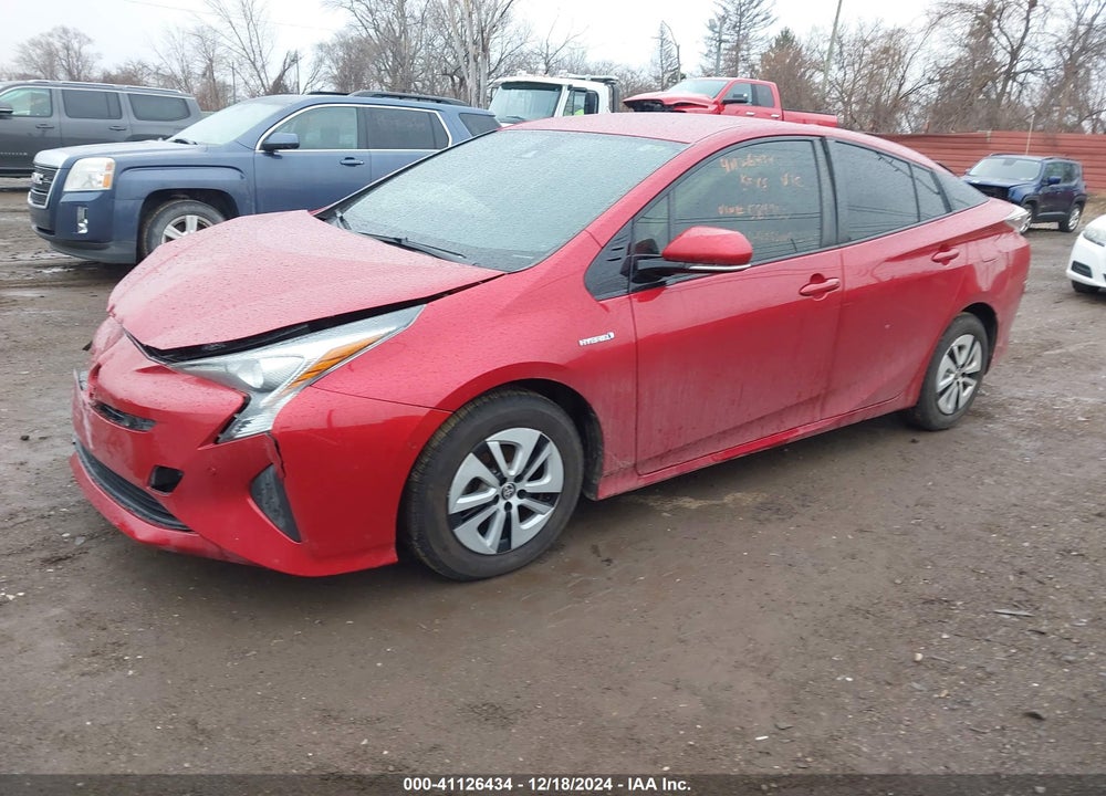 2018 TOYOTA PRIUS TWO VIN: JTDKBRFU7J3584950