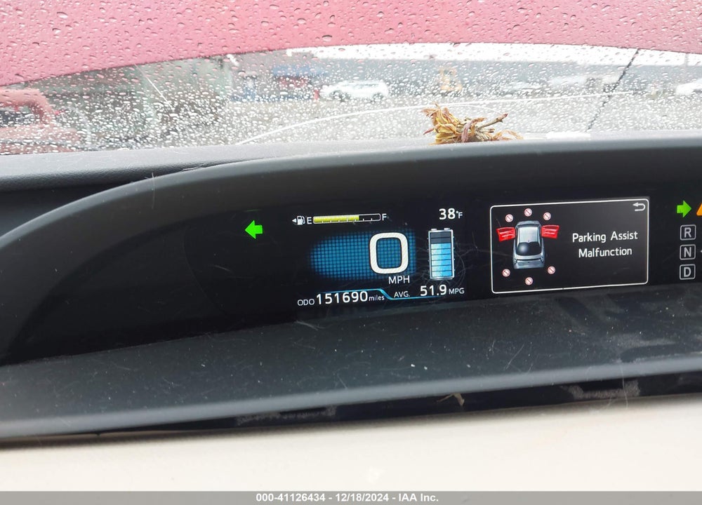 2018 TOYOTA PRIUS TWO VIN: JTDKBRFU7J3584950