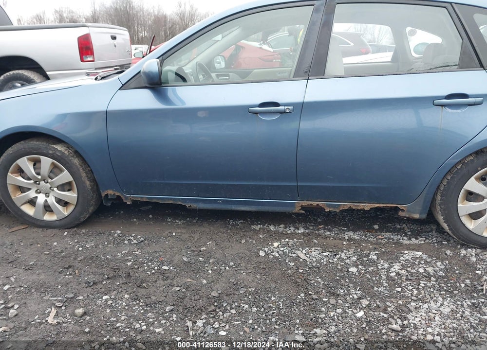 2009 SUBARU IMPREZA 2.5I VIN: JF1GH61619H811758