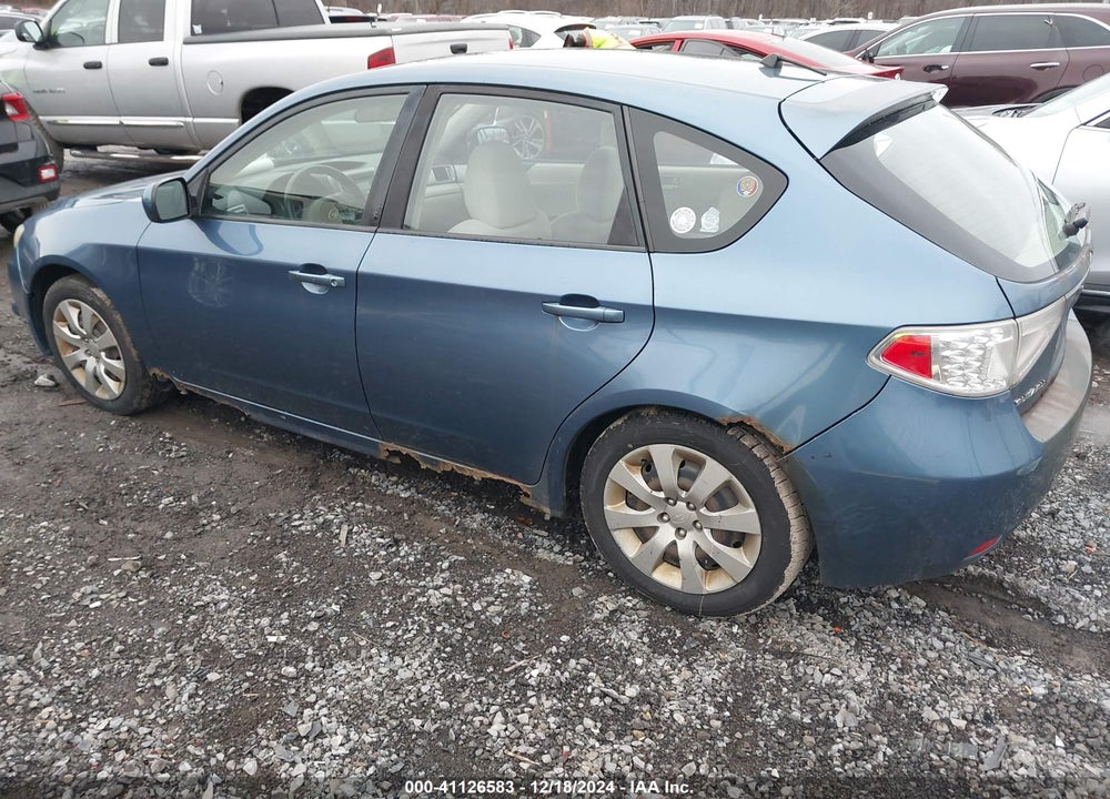 2009 SUBARU IMPREZA 2.5I VIN: JF1GH61619H811758