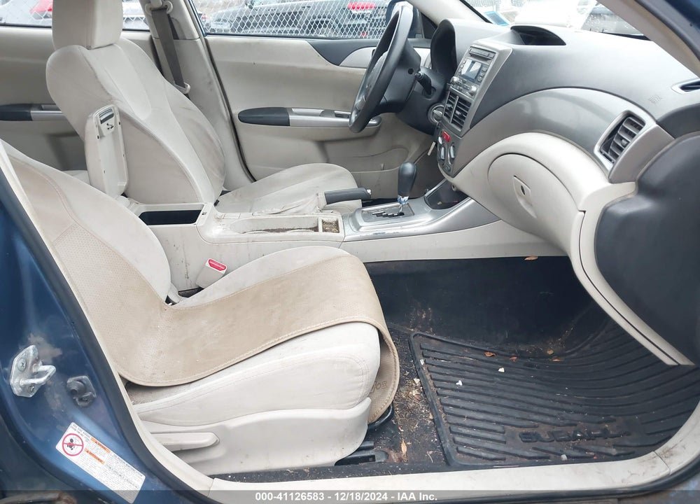 2009 SUBARU IMPREZA 2.5I VIN: JF1GH61619H811758