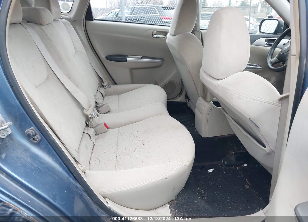 2009 SUBARU IMPREZA 2.5I VIN: JF1GH61619H811758