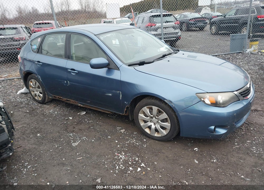 2009 SUBARU IMPREZA 2.5I VIN: JF1GH61619H811758