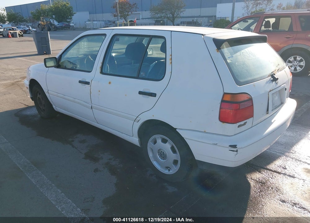 1997 VOLKSWAGEN GOLF GL VIN: 3VWFB81H7VM002157