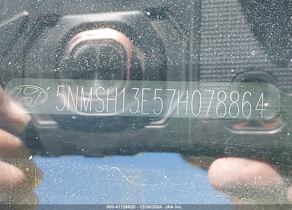 2007 HYUNDAI SANTA FE VIN: 5NMSH13E57H078864