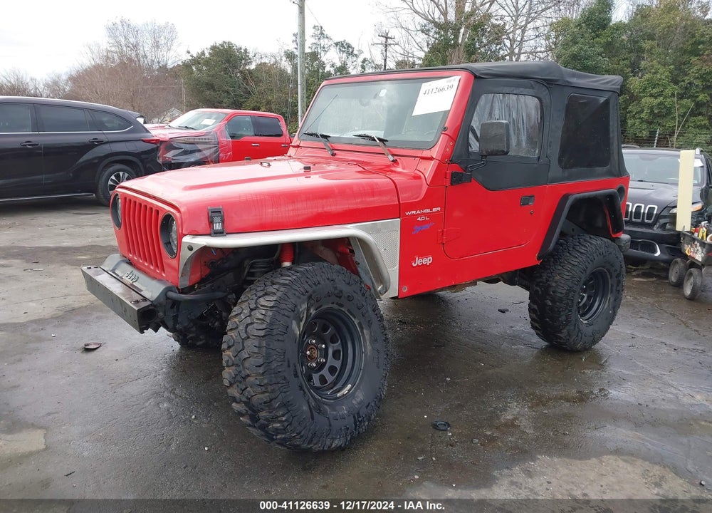 1997 JEEP WRANGLER SPORT VIN: 1J4FY19SXVP501600