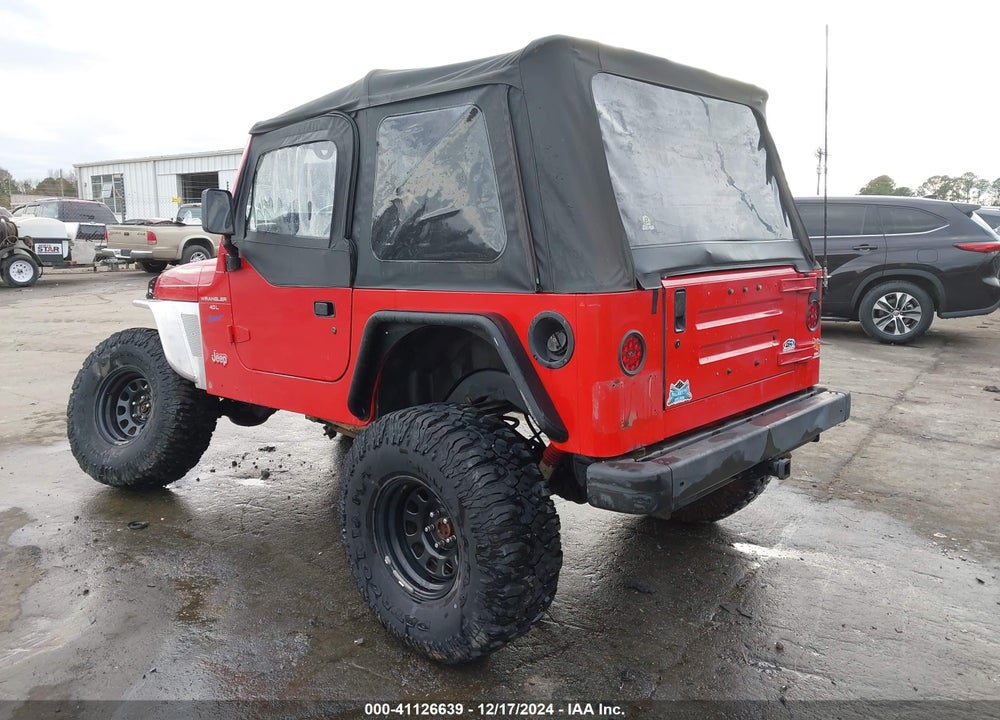 1997 JEEP WRANGLER SPORT VIN: 1J4FY19SXVP501600