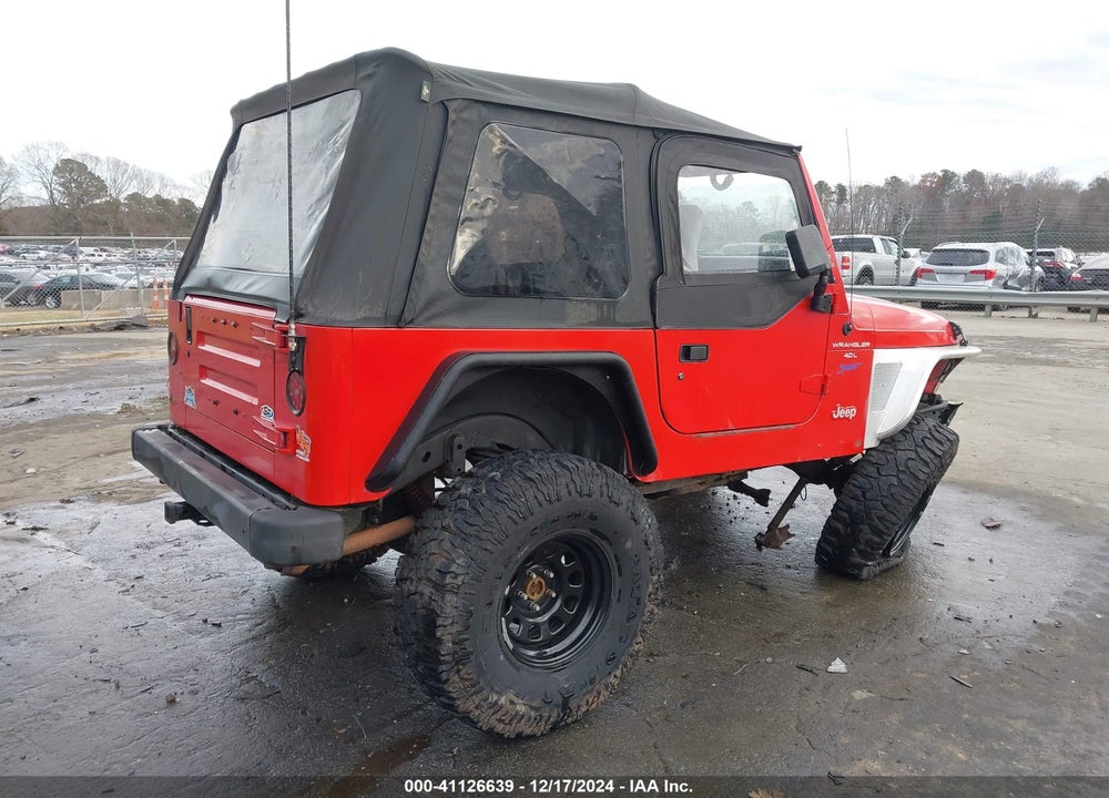 1997 JEEP WRANGLER SPORT VIN: 1J4FY19SXVP501600