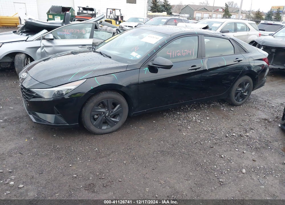 2021 HYUNDAI ELANTRA VIN: KMHLM4AG0MU117348