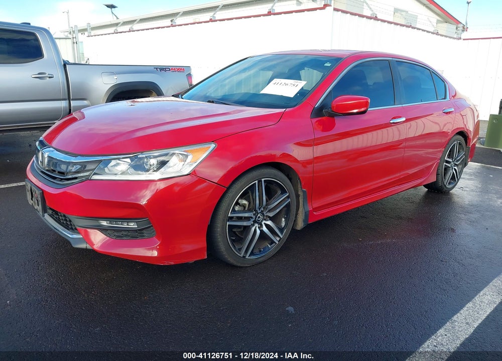 2016 HONDA ACCORD SPORT VIN: 1HGCR2F59GA166654