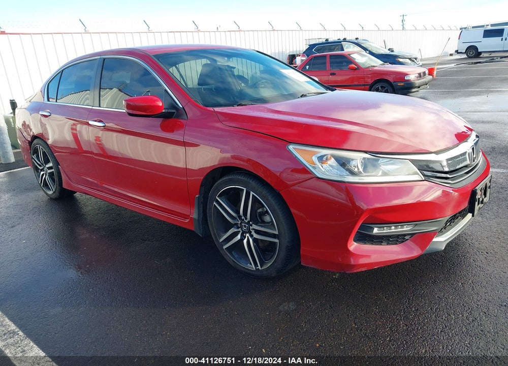 2016 HONDA ACCORD SPORT VIN: 1HGCR2F59GA166654
