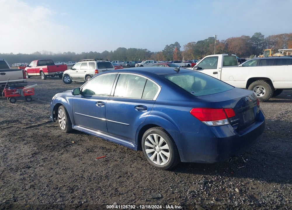 2011 SUBARU LEGACY 2.5I LTD PWR MOON VIN: 4S3BMBK66B3233330