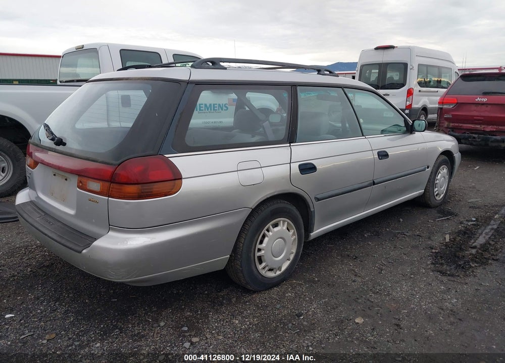 1997 SUBARU LEGACY L/POSTAL RIGHT-HAND DRIVE VIN: 4S3BK4355V7307289