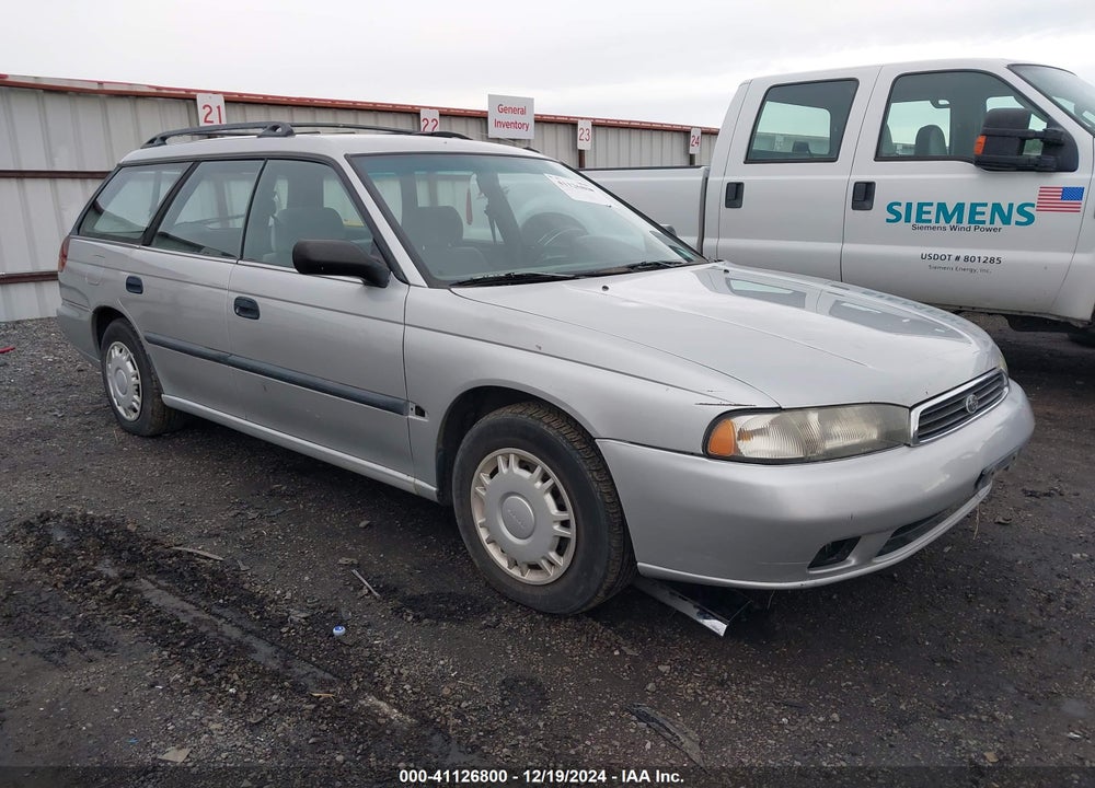 1997 SUBARU LEGACY L/POSTAL RIGHT-HAND DRIVE VIN: 4S3BK4355V7307289