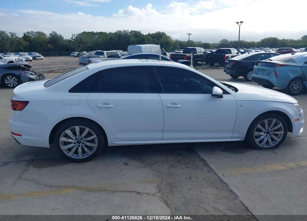 2018 AUDI A4 2.0T TECH ULTRA PREMIUM/2.0T ULTRA PREMIUM VIN: WAUKMAF40JA211141