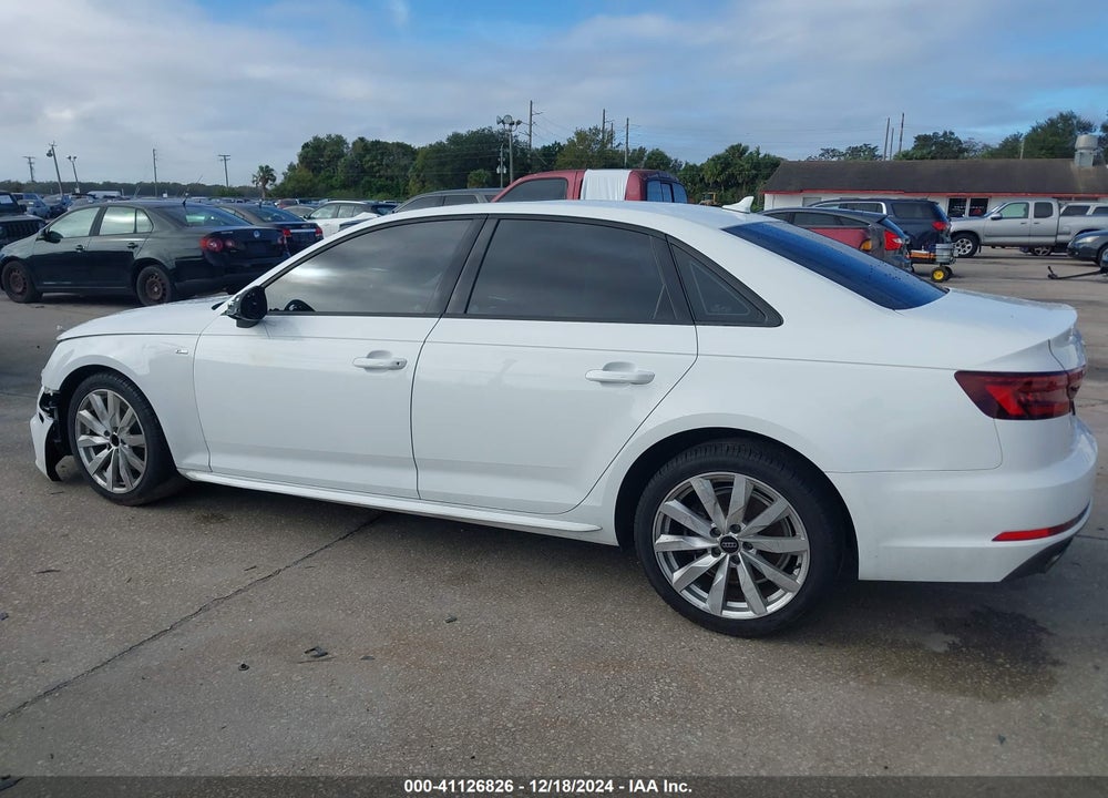 2018 AUDI A4 2.0T TECH ULTRA PREMIUM/2.0T ULTRA PREMIUM VIN: WAUKMAF40JA211141
