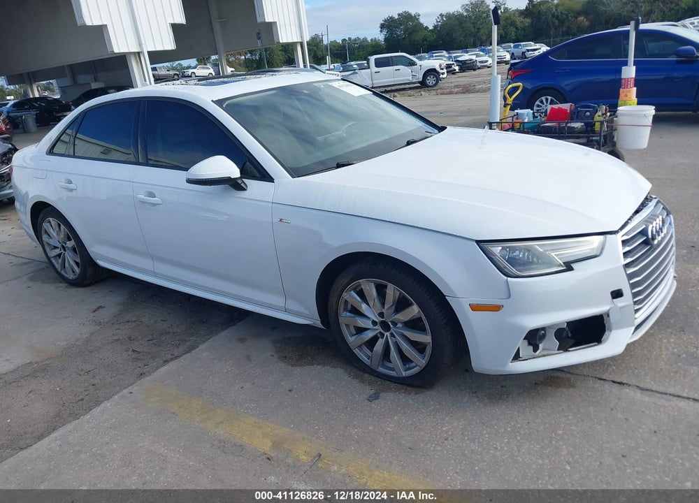 2018 AUDI A4 2.0T TECH ULTRA PREMIUM/2.0T ULTRA PREMIUM VIN: WAUKMAF40JA211141